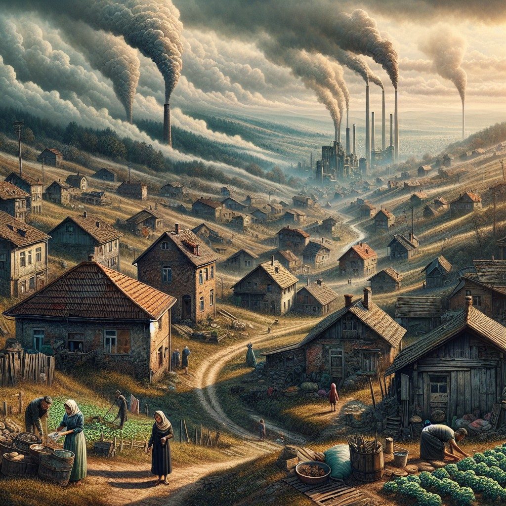 Cum trăiesc oamenii în orașele mici care se luptă cu poluarea și lipsa investițiilor